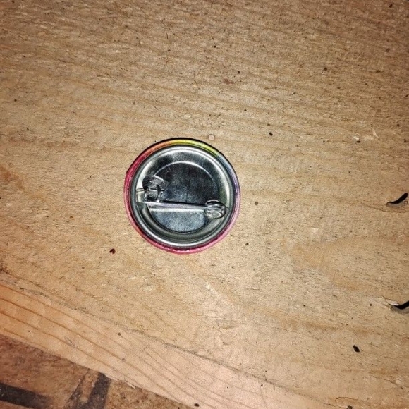She/They Button Pin - Picture 2 of 2